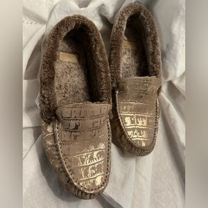 Johnston and Murphy Miranda Shearling Driving Mocs